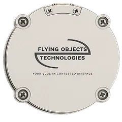 FOT-Mini front face — Flying Objects Technologies branding
