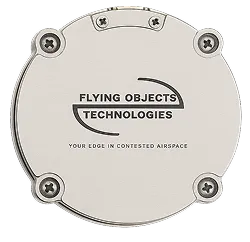 FOT-Mini front face — Flying Objects Technologies branding